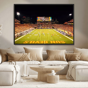 ASU Sun Devils Football Team Print - Phoenix Mountain