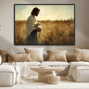Jesus the Good Shepherd Wall Art Canvas Print -