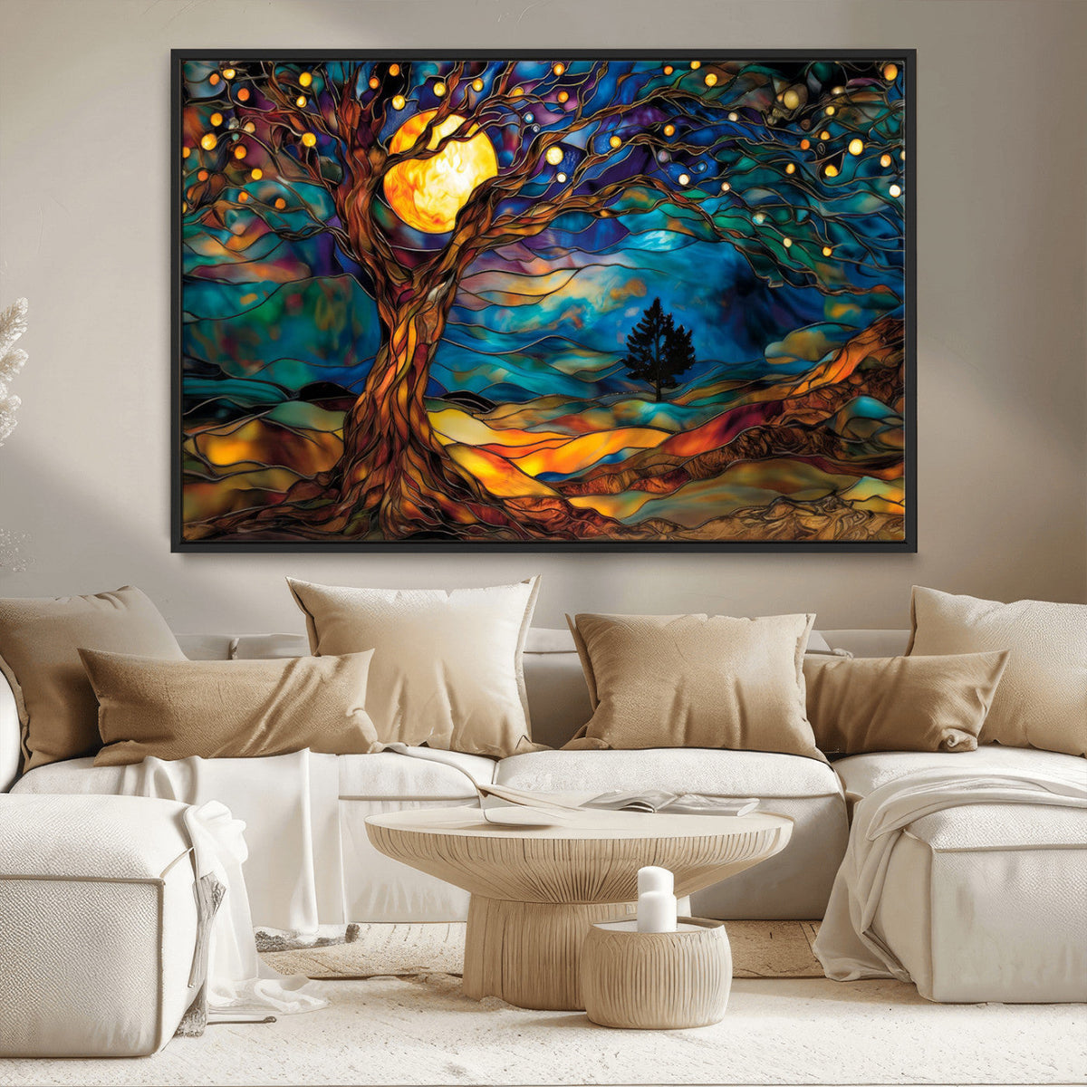 Tree of Life Wall Art - Yggdrasil Tree of Life Canvas Print