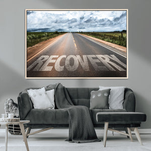 Recovery Road Wall Art Canvas Print