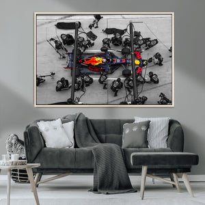 RedBull Formula 1 Canvas Wall Art Print
