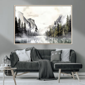Yosemite Valley Wall Art Canvas Print – Framed and Ready to
