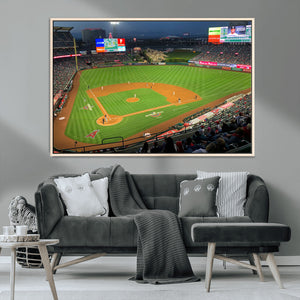 Angel Stadium Aerial Canvas Print – Los Angeles Angels