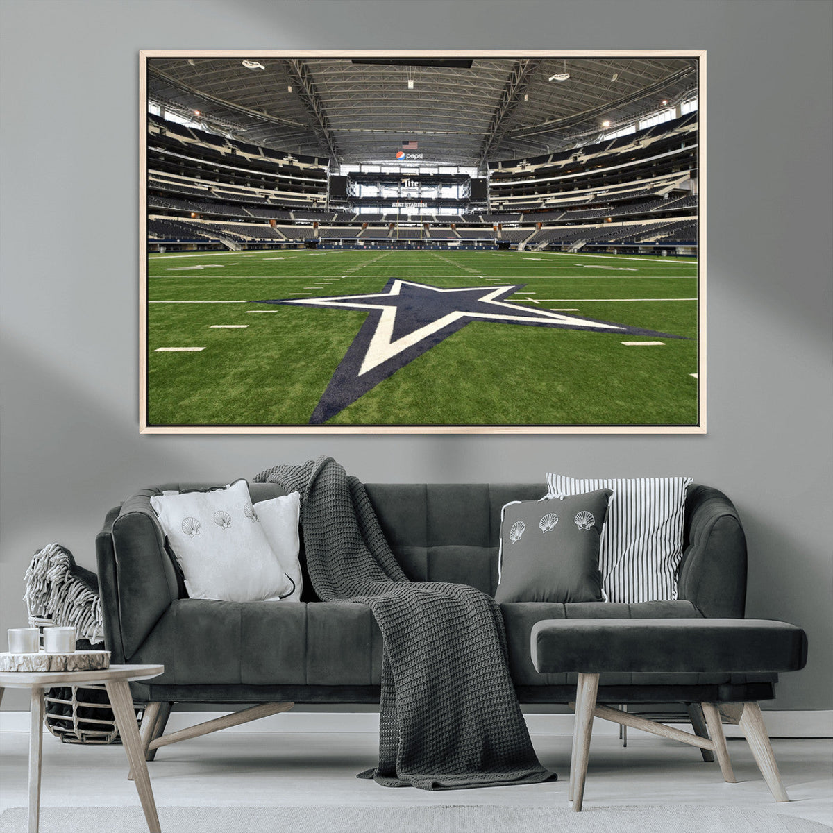Dallas Cowboys Football Team Print - Arlington AT&T Stadium