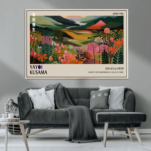 Yayoi Kusama Japan 1986 Wall Art Canvas Print – Vibrant