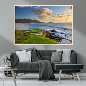Pebble Beach Golf Links Wall Art Canvas Print – Iconic