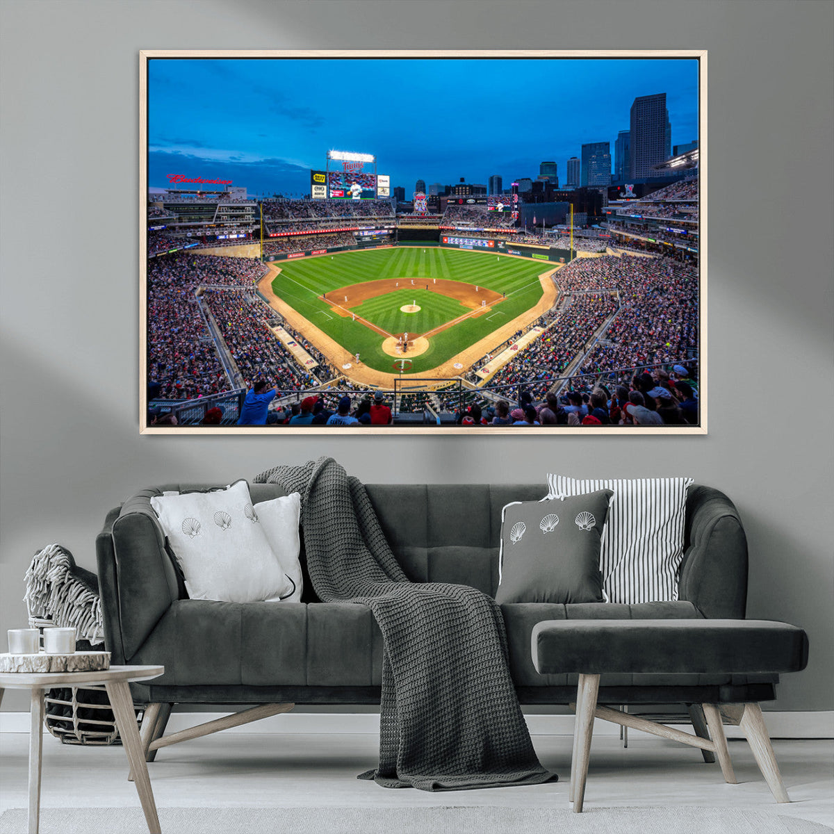 Target Field Stadium Wall Art Canvas Print – Minnesota Twins