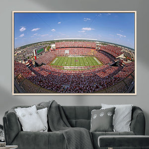William Brice Stadium Wall Art Canvas Print – Stadium Crowd
