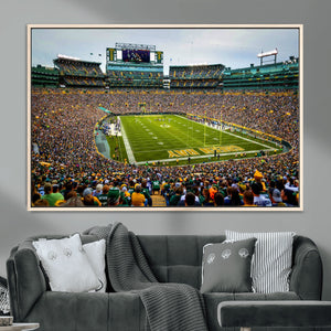 Green Bay Packers Lambeau Field Stadium Wall Art Canvas
