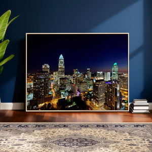 Atlanta Skyline Wall Art Canvas Print – Modern Cityscape