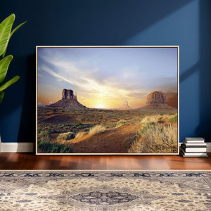 Monument Valley Desert Wall Art Canvas Print, Southwest