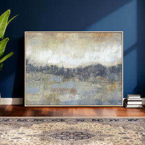 Abstract Neutral Landscape Painting Wall Art