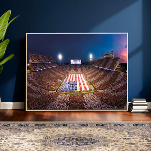 Oklahoma Memorial Stadium Wall Art Canvas Print – Oklahoma