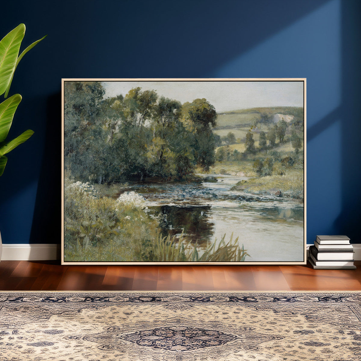 Streamside by Edward Mitchell Bannister Wall Art Canvas