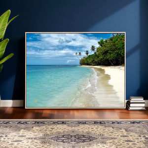 Puerto Rico Beach Paradise Wall Art – Tropical Coastal Print