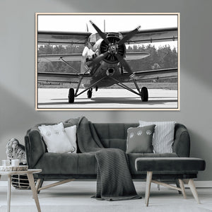 Wall Art Old War Plane Canvas Print