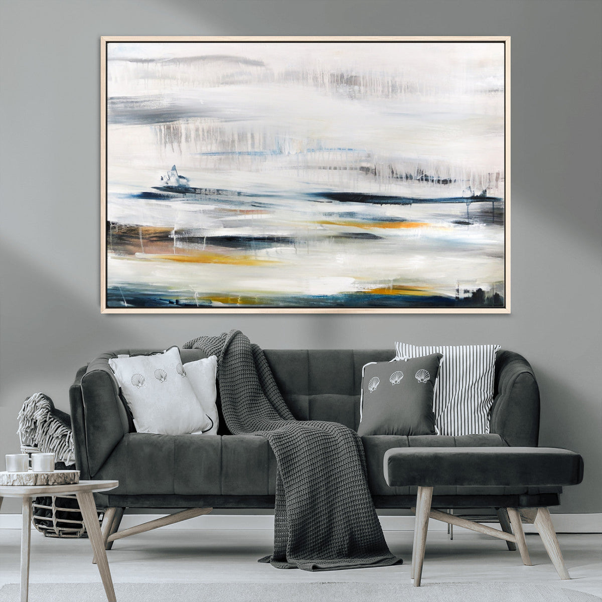 Soft Color Abstract Canvas Print