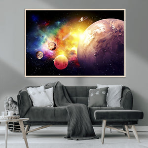 Space and Galaxy Canvas Print