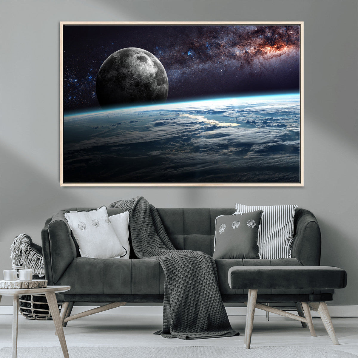 Space and Planet Canvas Print