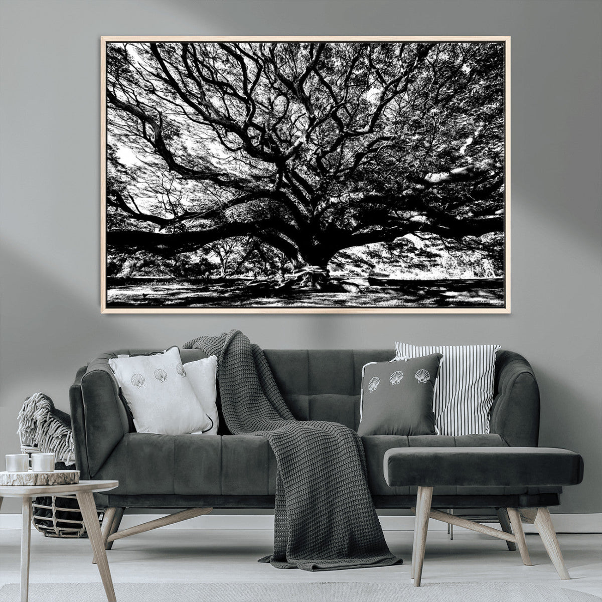 Mighty Angel Oak Wall Art | Angel Oak Tree Art Print