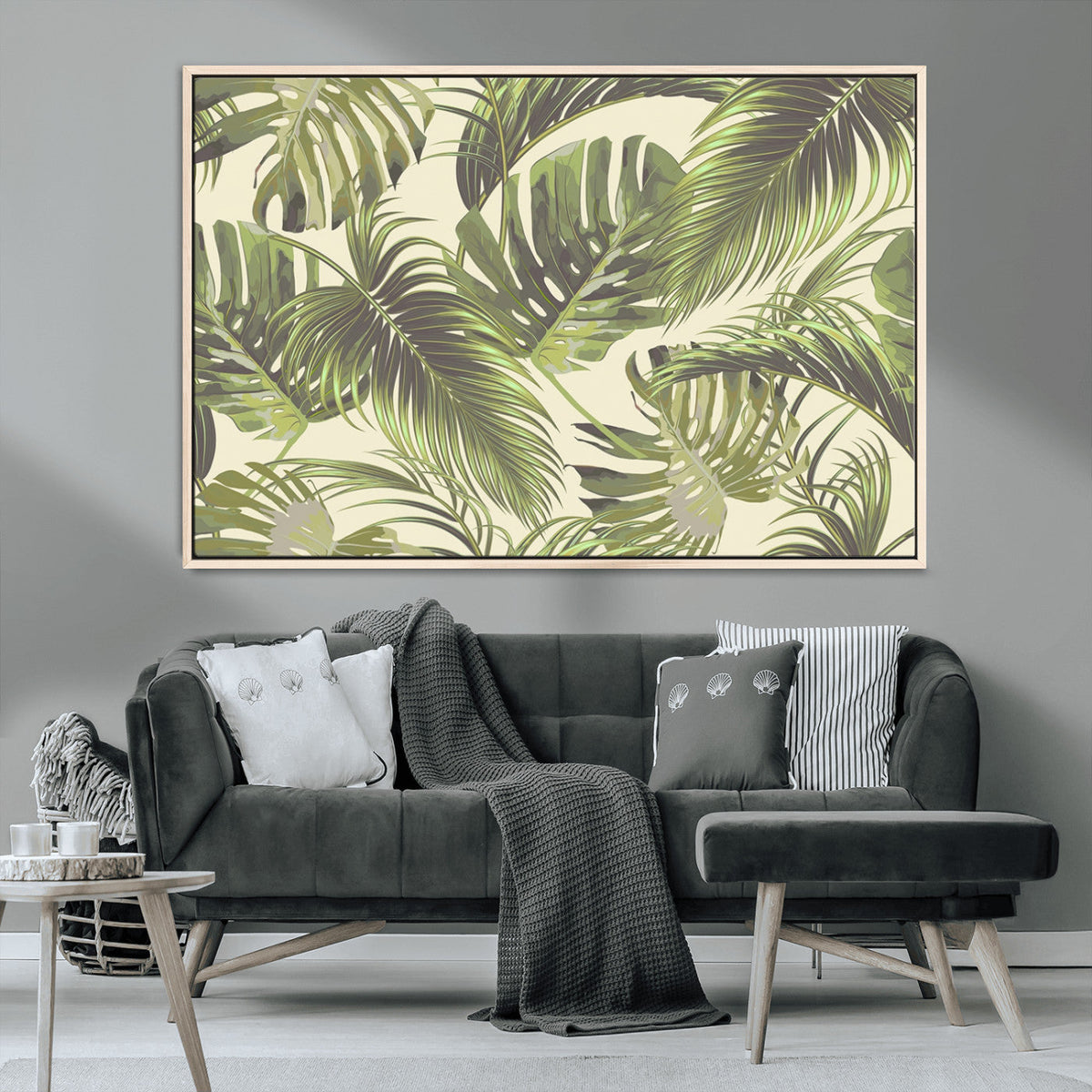 Palm Leaves Canvas Print