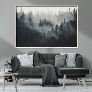 Nature Wall Decor - Serene Triptych Nature Print – Woodland