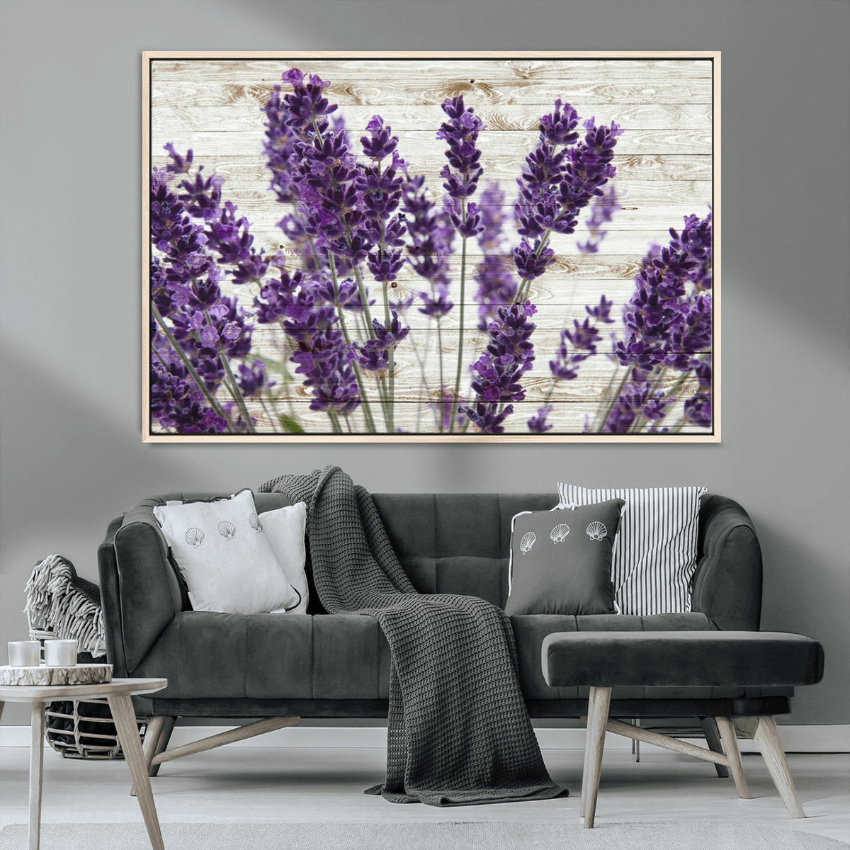 Lavender Herb Wall Art Canvas Print