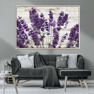 Lavender Herb Wall Art Canvas Print