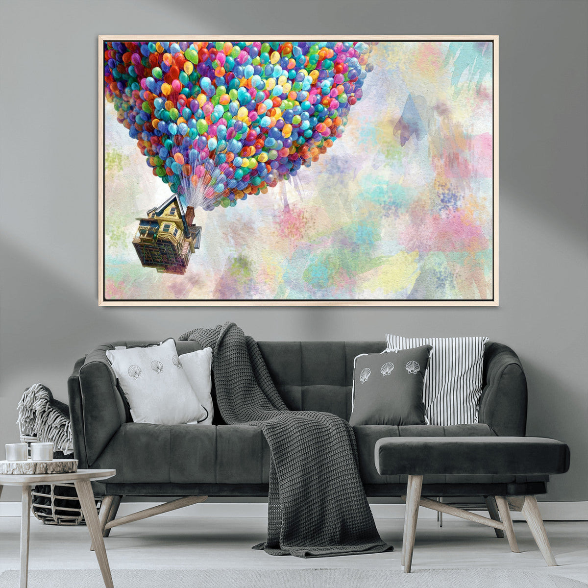 Up Pixar Poster, Look Up Pixar Wall Art, Up Pixar Canvas,