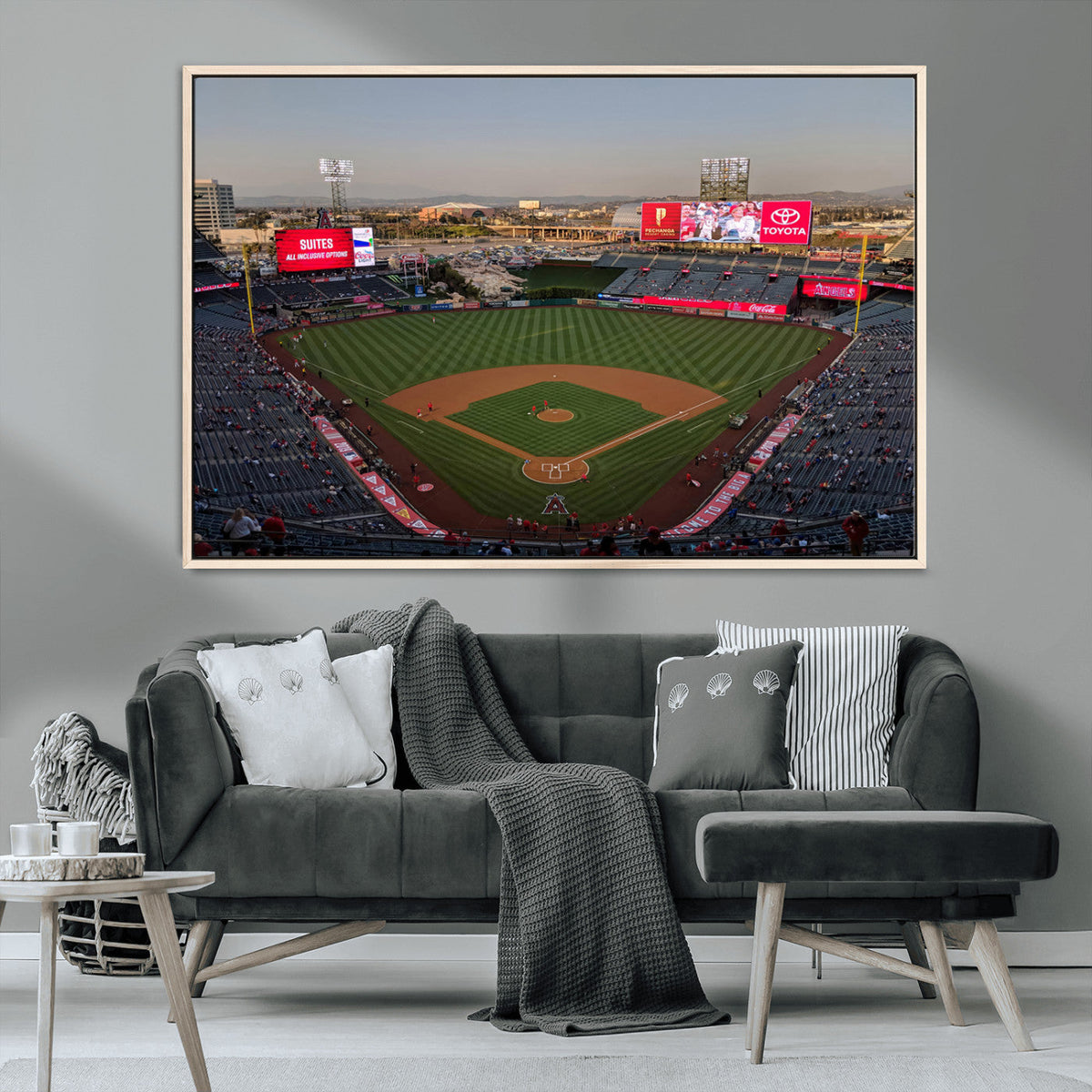 Los Angeles Angels Baseball Canvas Print - Anaheim Angel