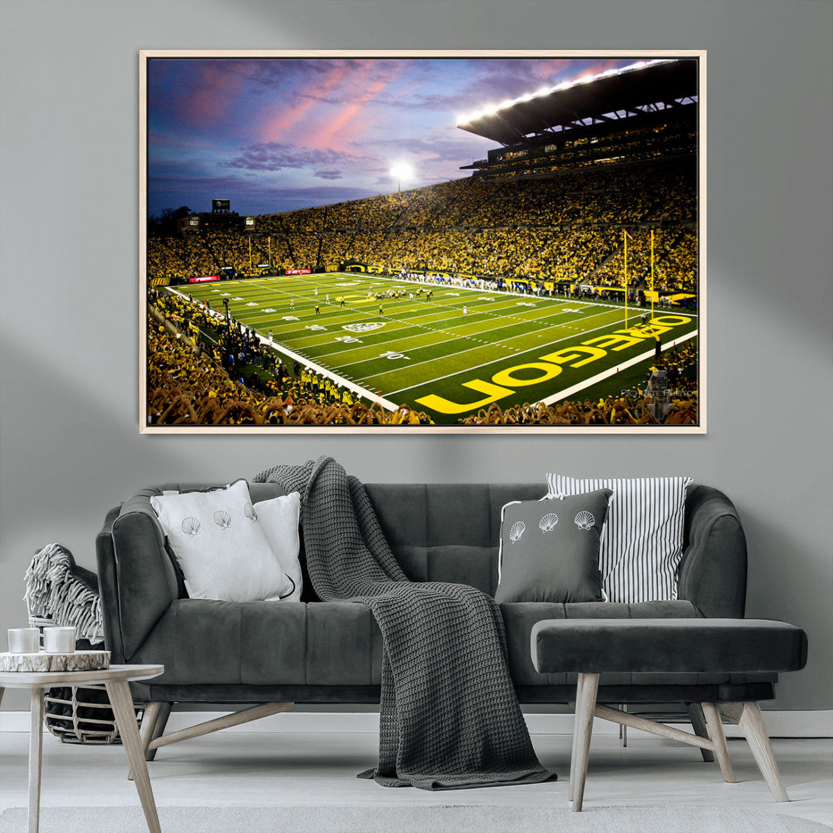 University of Oregon Ducks Football Team Print - Eugene