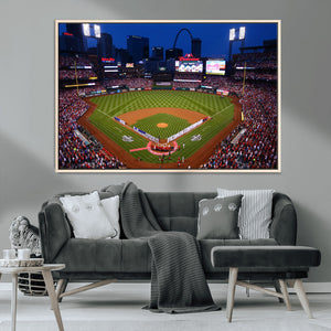 St. Louis Cardinals Baseball Team Print - Busch Stadium Wall