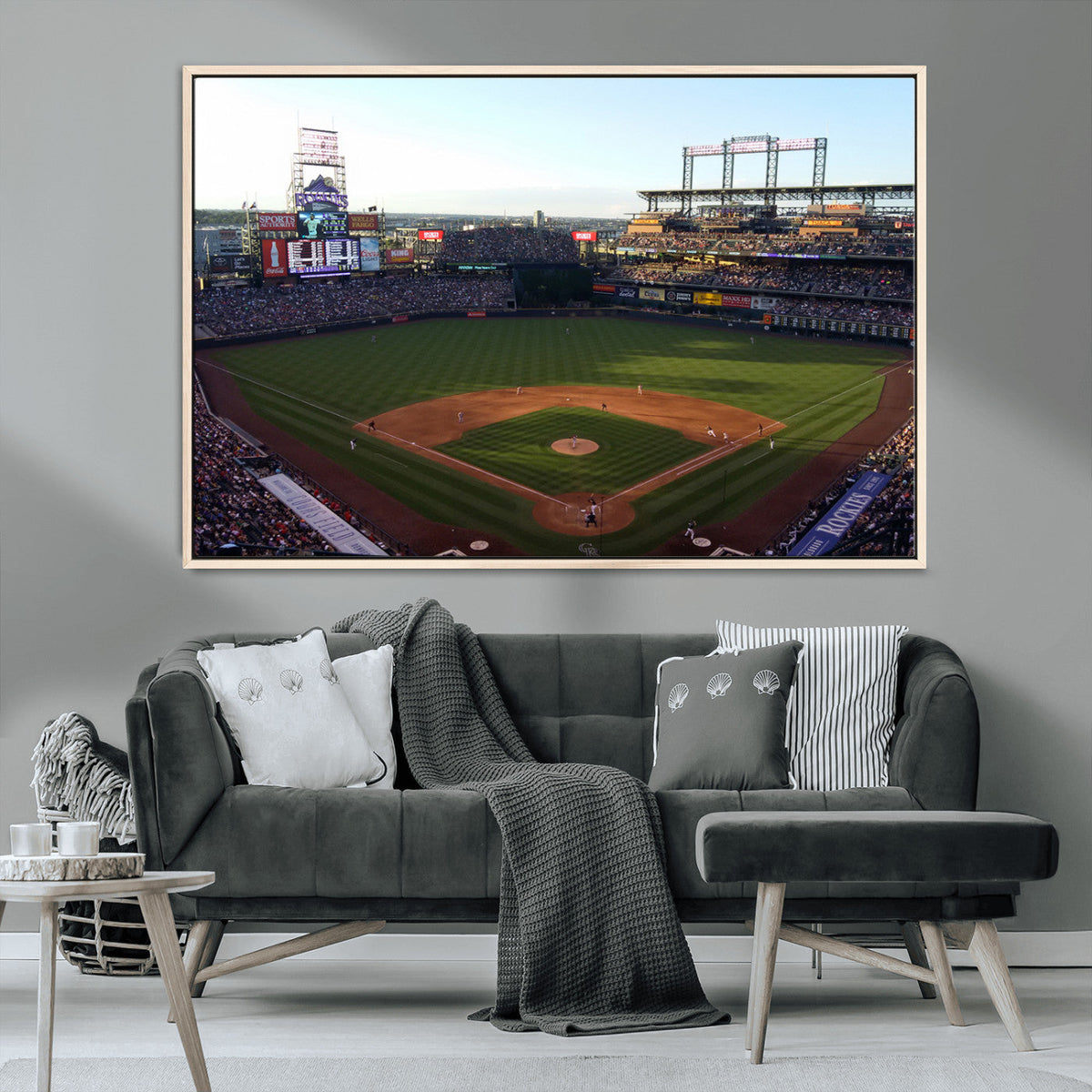 Colorado Rockies Coors Field Wall Art Canvas Print - MLB