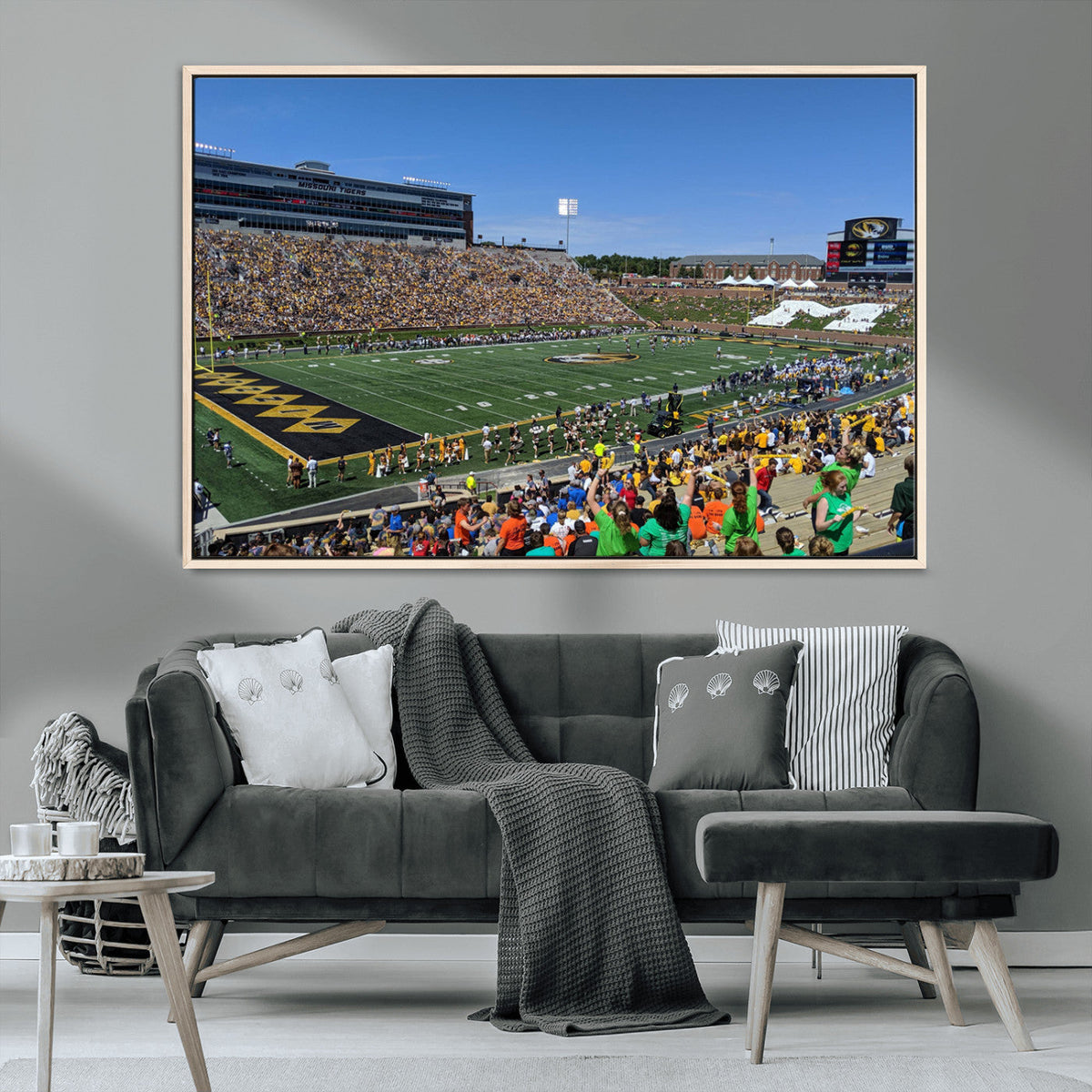 University of Missouri Tigers Football Team Print - Columbia