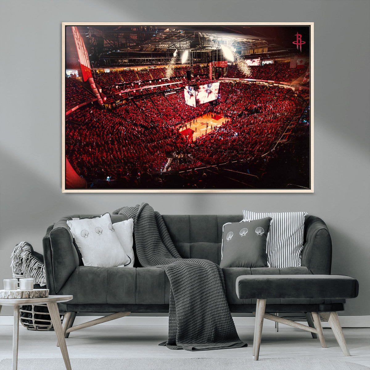 Houston Rockets Basketball Team Print Canvas- Houston Toyota
