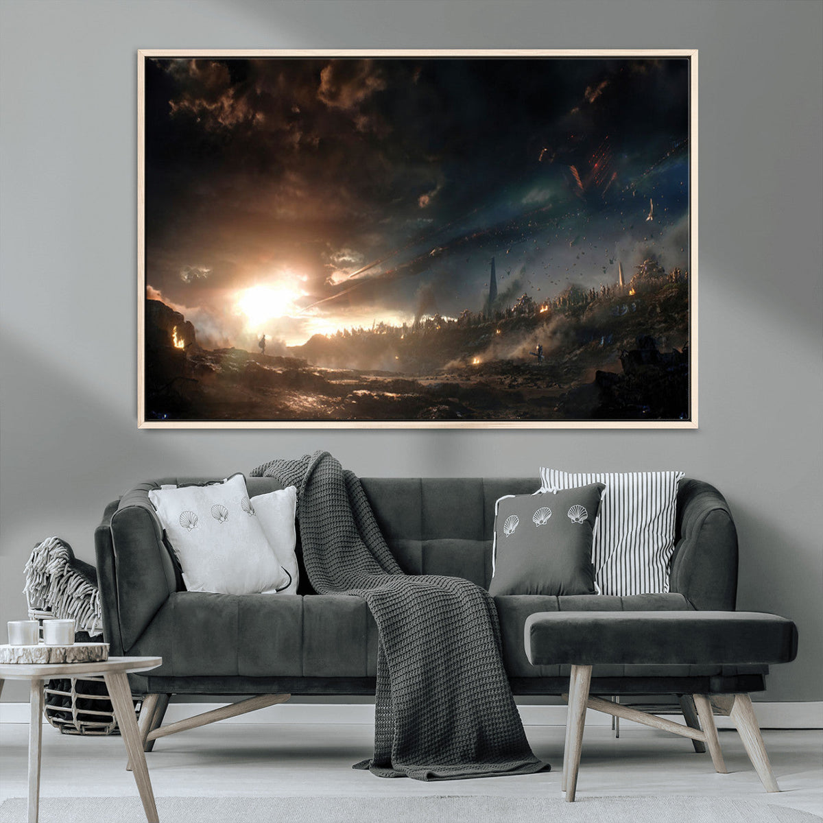 Avengers Planet Wall Art Canvas Print