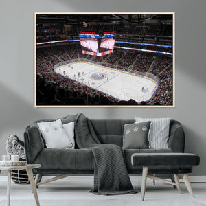 Rogers Place Edmonton Oilers Ice Hockey Stadium Wall Art,