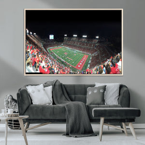 Houston Cougars Football Team Print - Houston TDECU Stadium