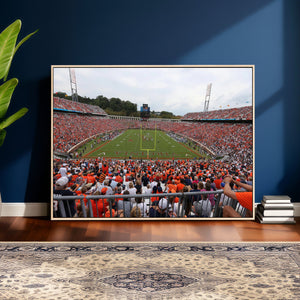 Virginia Cavaliers Football Team Print - Charlottesville Scott Stadium Print Wall Art Canvas