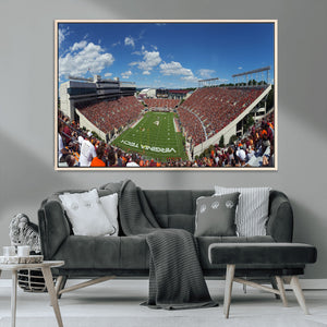 Virginia Tech Hokies Football Team Print - Blacksburg Lane