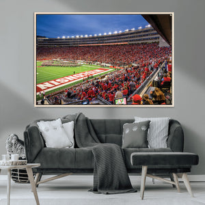 Wisconsin Badgers Football Team Print - Madison Camp Randall