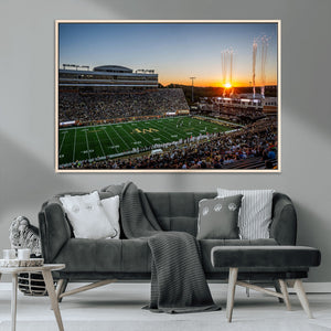 Demon Deacons Football Team Print Canvas- Winston-Salem