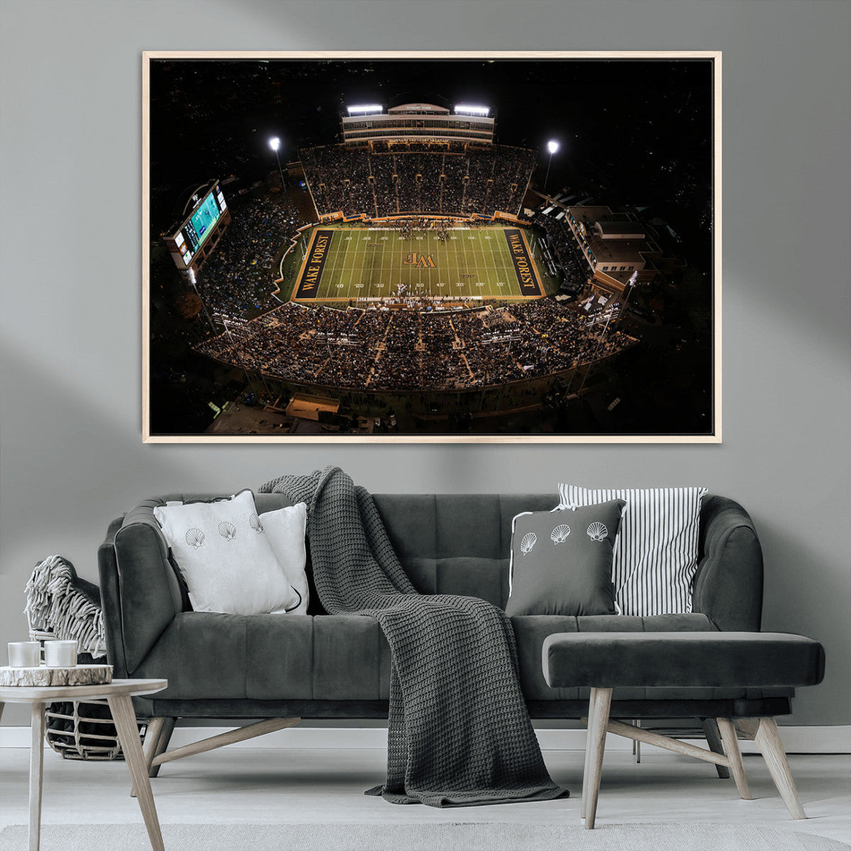 Wake Forest University Demon Deacons Canvas Printi, Football
