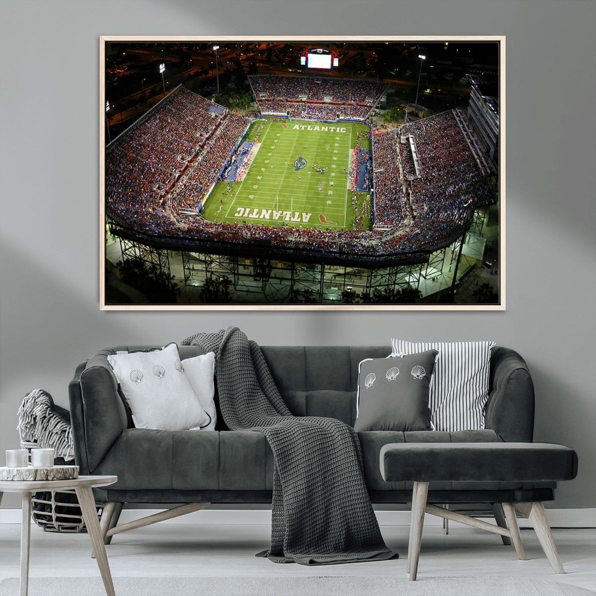 Florida Atlantic University Owls Football Team Print - Boca