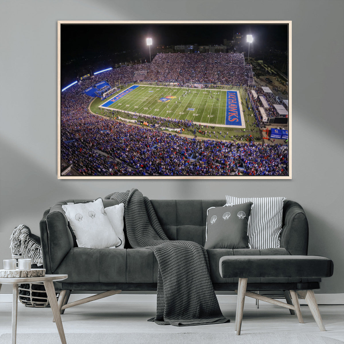 University of Kansas Jayhawks Football Team Print - Lawrence