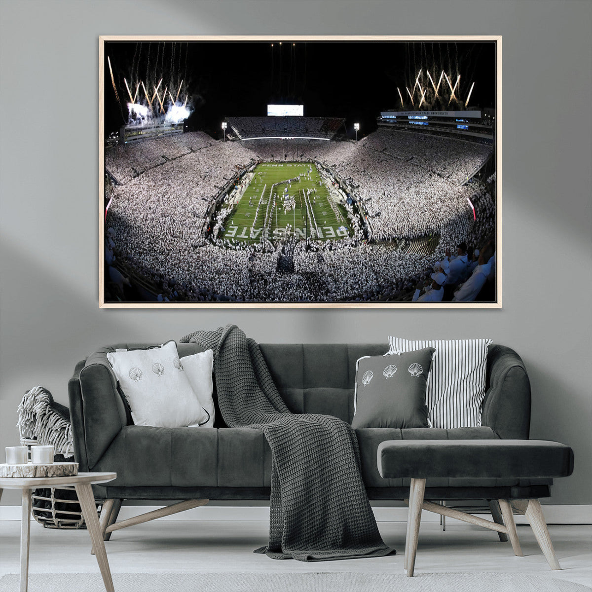 Penn State Beaver Stadium Canvas Wall Art - Nittany Lions