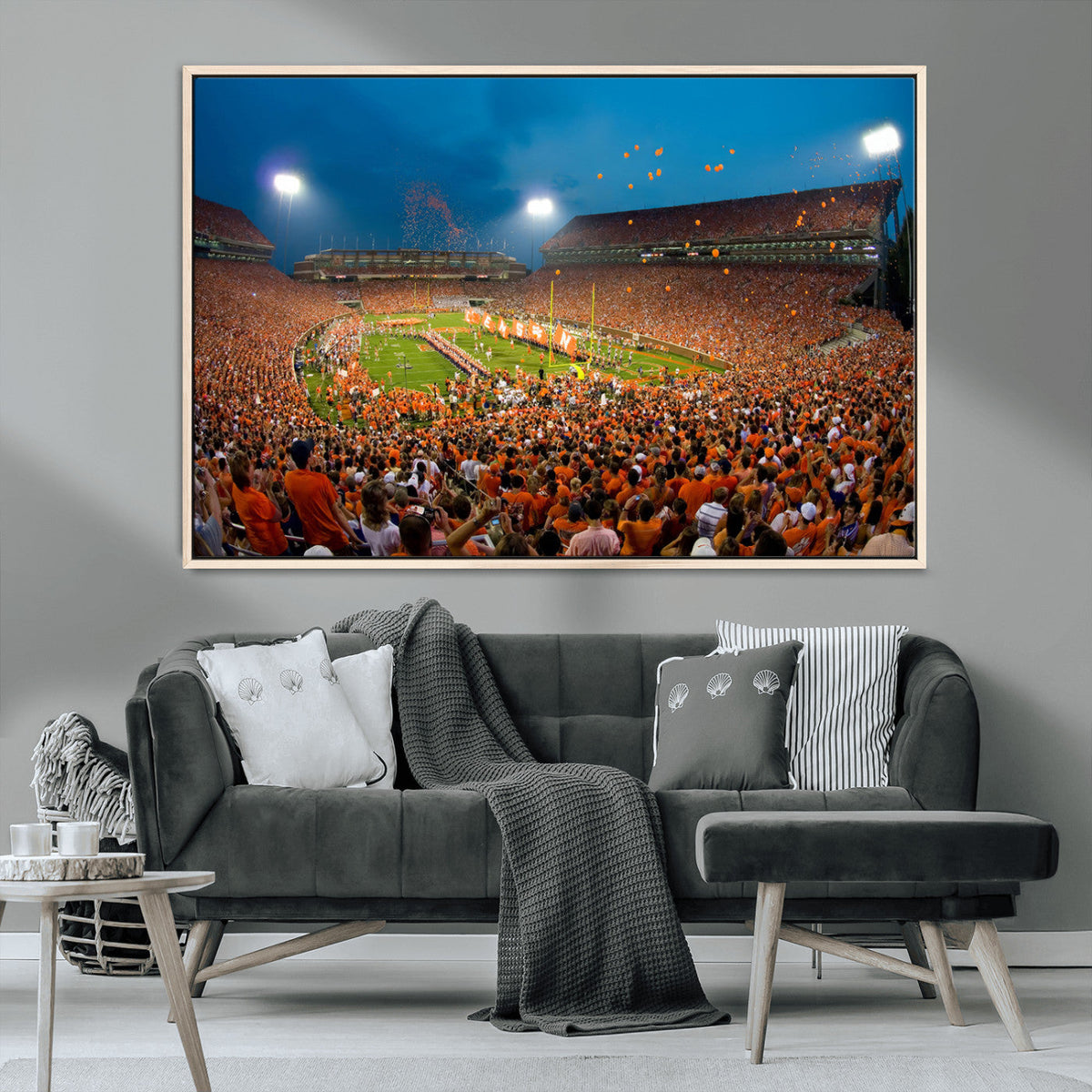 Clemson University Tigers Football Team Print - Clemson