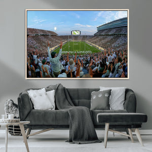 Michigan State Spartans Football Team Art Print - East