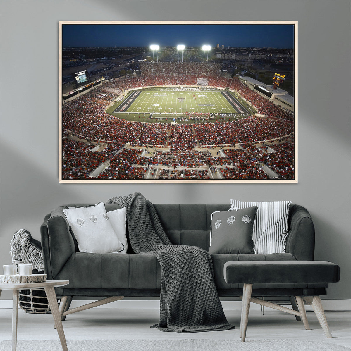 Texas Tech Red Raiders Football Team Print - Lubbock Jones