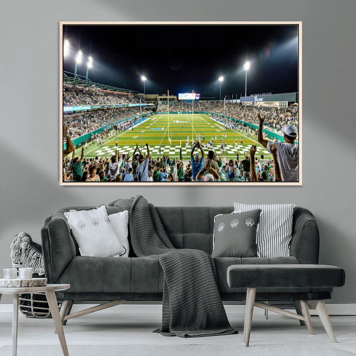 The Tulane University Green Wave Football Team Print - New